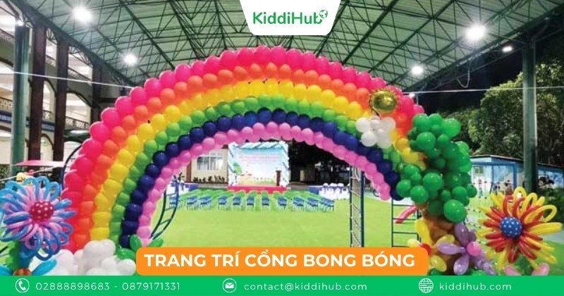 Trang trí cổng bong bóng