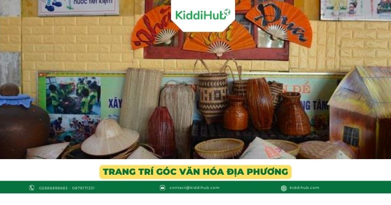 Trang trí góc văn hóa địa phương