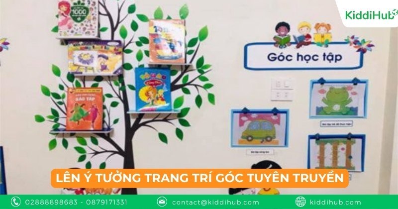 Lên ý tưởng trang trí góc tuyên truyền