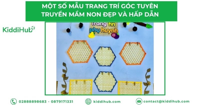 Một số mẫu trang trí góc tuyên truyền mầm non đẹp và hấp dẫn