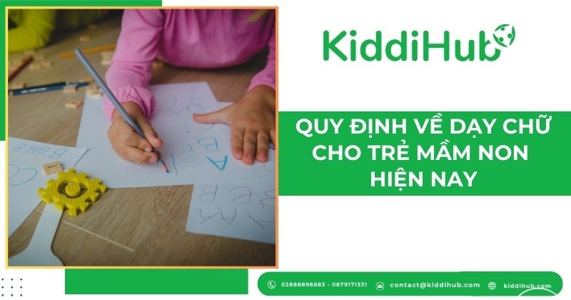 Quy định về dạy chữ cho trẻ mầm non hiện nay