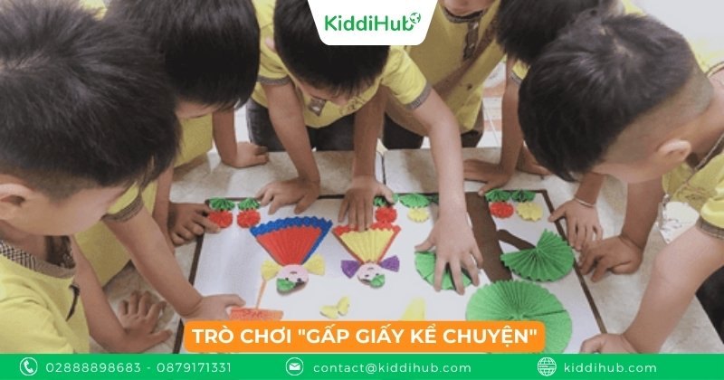 Trò chơi "Gấp giấy kể chuyện"