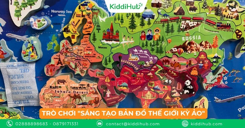 Trò chơi "Sáng tạo bản đồ thế giới kỳ ảo"