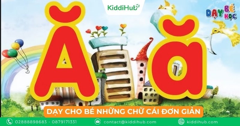 Dạy cho bé những chữ cái từ đơn giản
