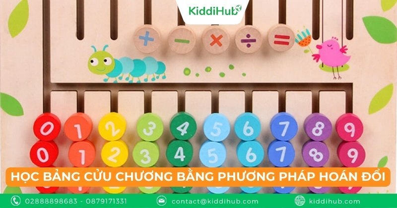 Học bảng cửu chương bằng phương pháp hoán đổi