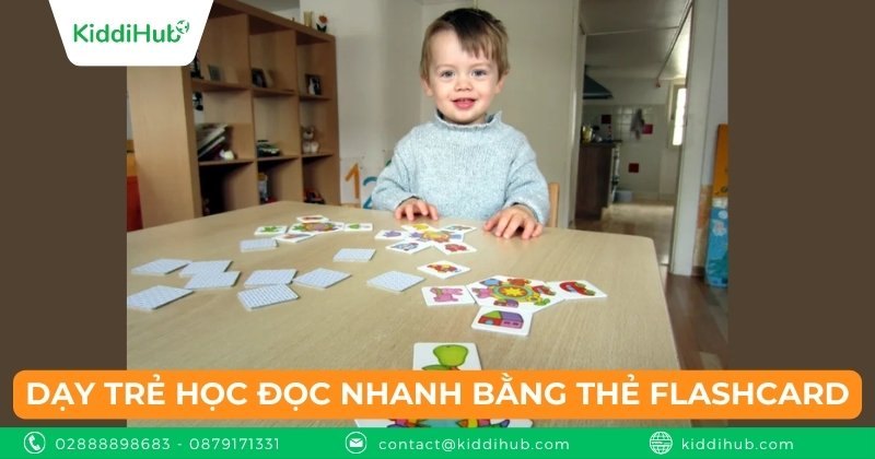 Dạy trẻ học đọc nhanh bằng thẻ flashcard