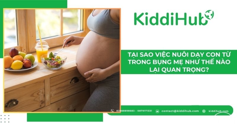 Tại sao việc nuôi dạy con từ trong bụng mẹ lại quan trọng?