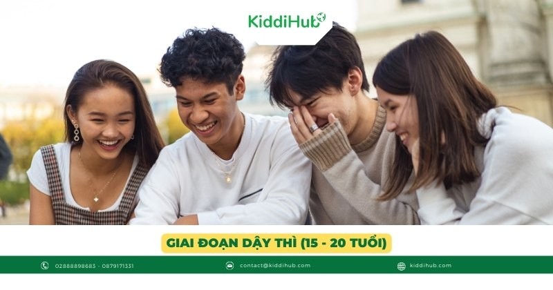 Giai đoạn dậy thì (15 - 20 tuổi)