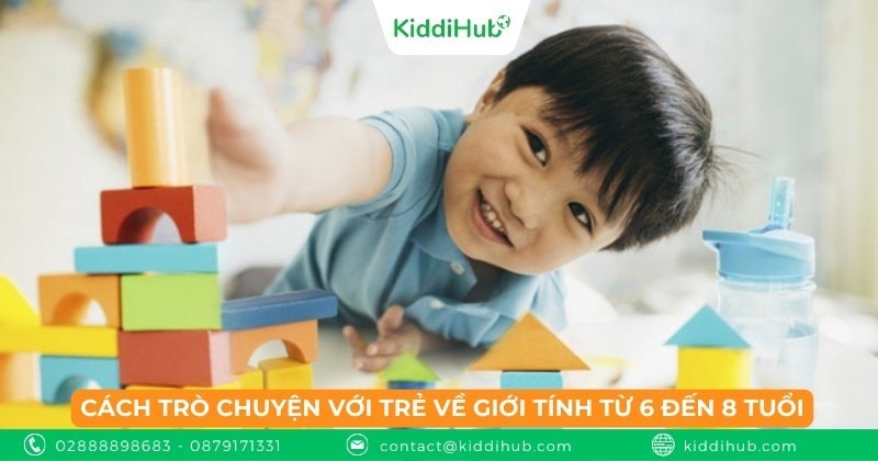 Cách trò chuyện với trẻ về giới tính từ 6 đến 8 tuổi