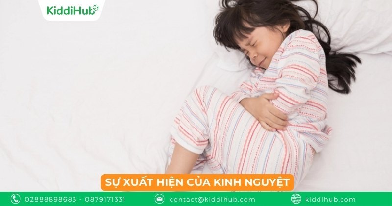 Sự xuất hiện của kinh nguyệt