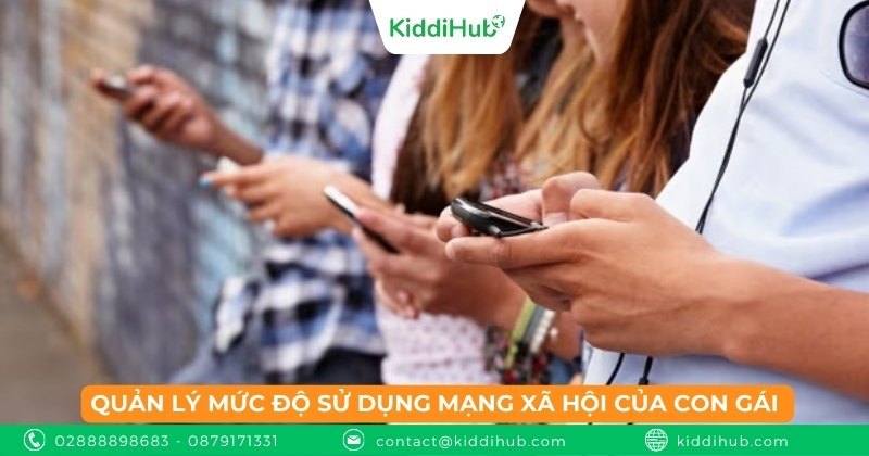 Quản lý mức độ sử dụng mạng xã hội của con gái