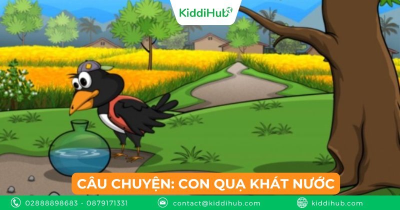 Câu chuyện: Con quạ khát nước