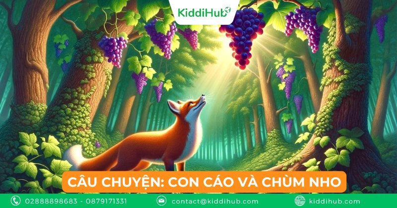 Câu chuyện: Con cáo và chùm nho