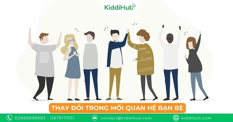 Thay đổi trong mối quan hệ bạn bè