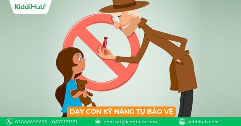 Dạy con kỹ năng tự bảo vệ