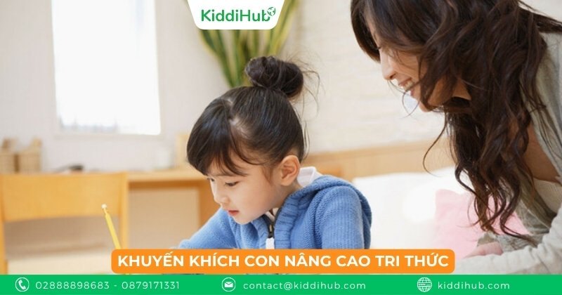 Khuyến khích con nâng cao tri thức
