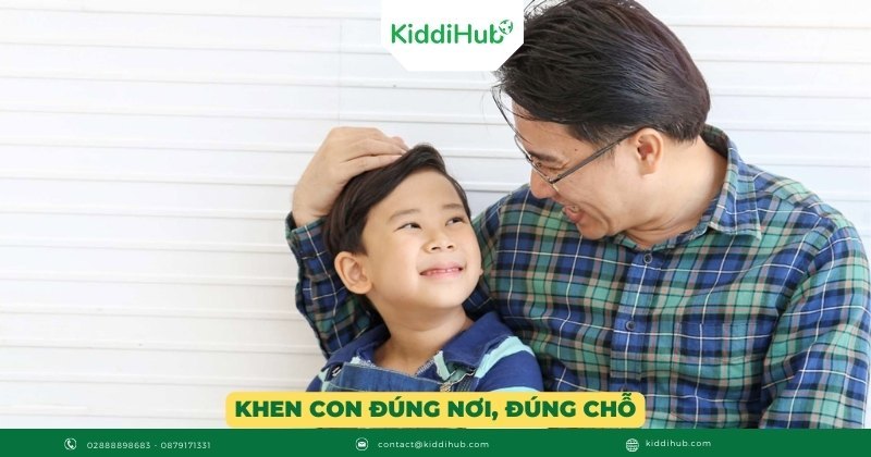 Khen con đúng nơi, đúng chỗ