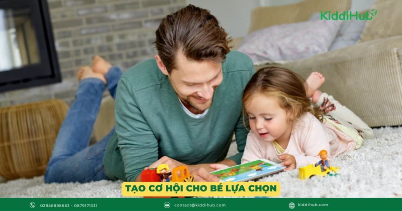 Cách dạy con nghe lời: Tạo cơ hội cho bé lựa chọn