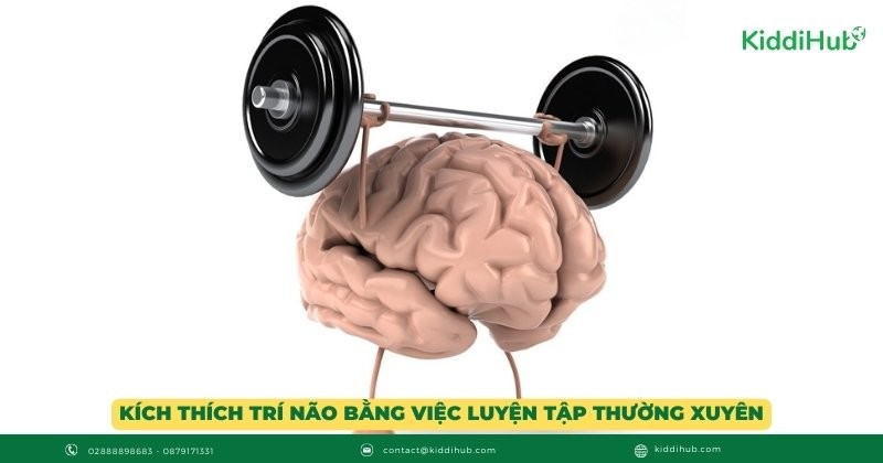 Kích thích trí não bằng việc luyện tập thường xuyên