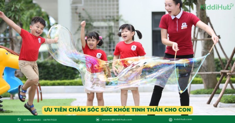 Ưu tiên chăm sóc sức khỏe tinh thần cho con