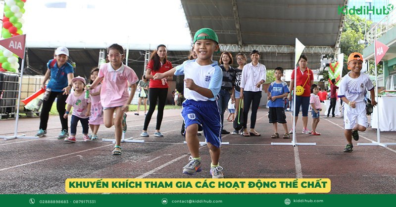 Dạy trẻ thông minh sớm: Khuyến khích tham gia các hoạt động thể chất