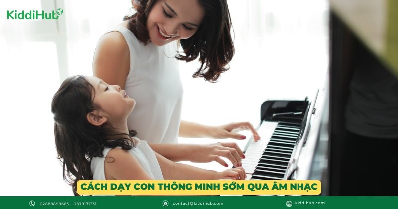Cách dạy con thông minh sớm qua âm nhạc
