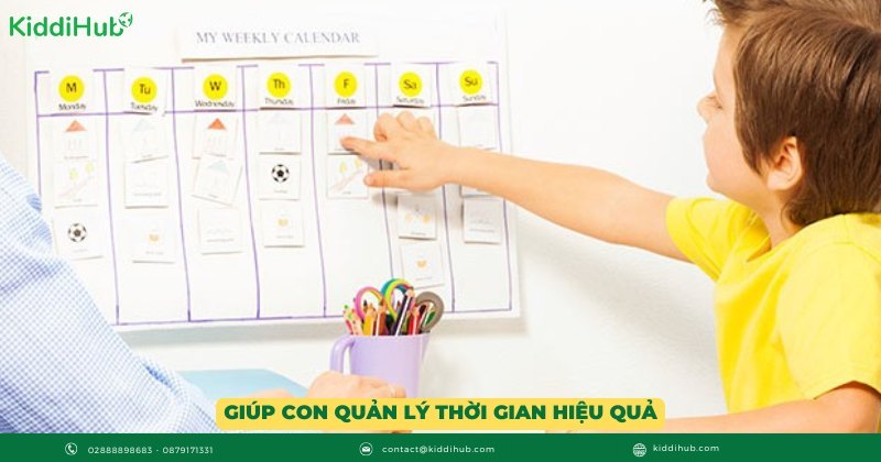 Giúp con quản lý thời gian hiệu quả