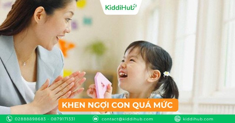 Khen ngợi con quá mức