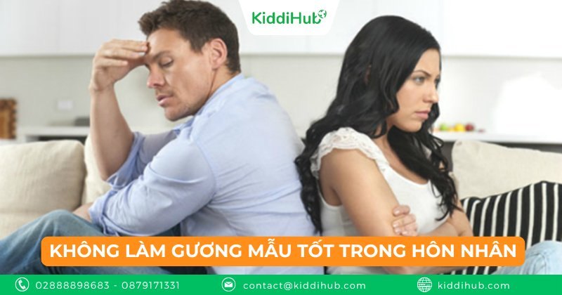Không làm gương mẫu tốt trong hôn nhân