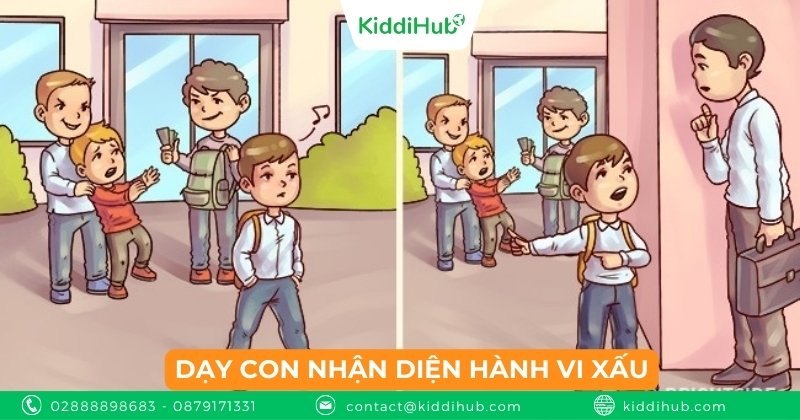 Dạy con nhận diện hành vi xấu