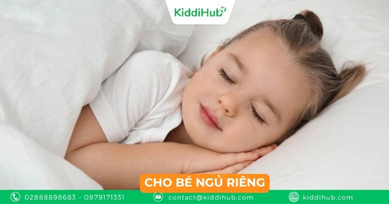 Cho bé ngủ riêng