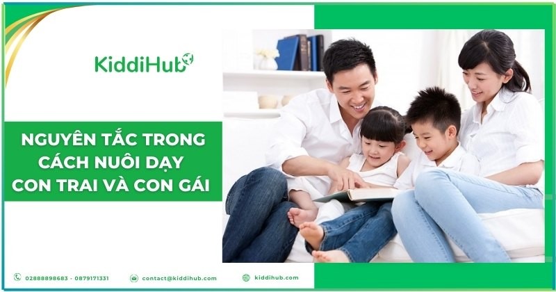 Nguyên tắc trong cách nuôi dạy con trai và con gái