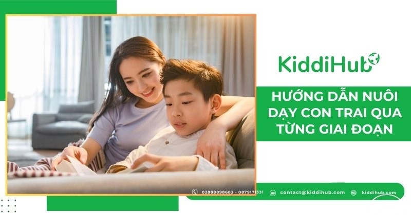 Hướng dẫn nuôi dạy con trai qua từng giai đoạn