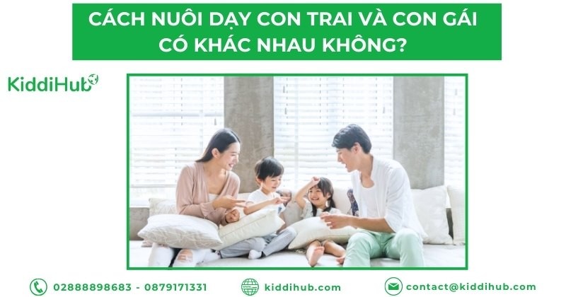 Cách nuôi dạy con trai và con gái có khác nhau không?