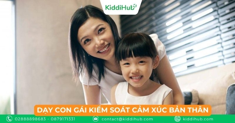 Dạy con gái kiểm soát cảm xúc bản thân