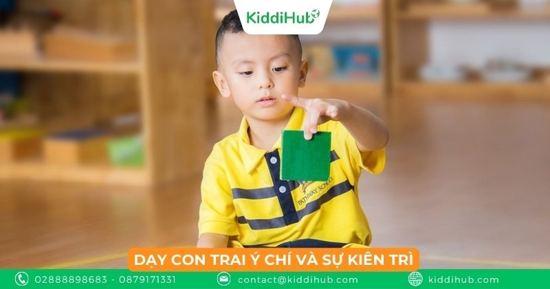 Dạy con trai ý chí và sự kiên trì