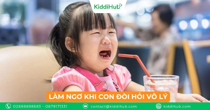 Làm ngơ khi con đòi hỏi vô lý