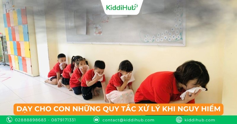 Dạy cho con những quy tắc xử lý khi nguy hiểm