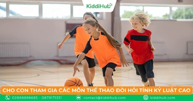 Cho con tham gia các môn thể thao đòi hỏi tính kỷ luật cao