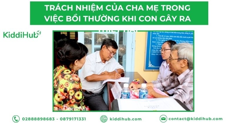 Trách nhiệm của cha mẹ trong việc bồi thường khi con gây ra thiệt hại
