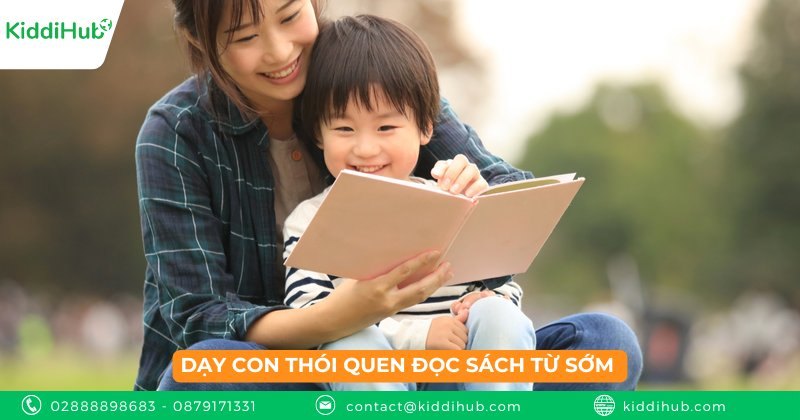 Dạy con thói quen đọc sách từ sớm 