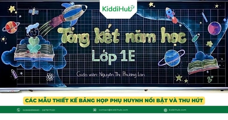 Các mẫu thiết kế bảng họp phụ huynh nổi bật và thu hút