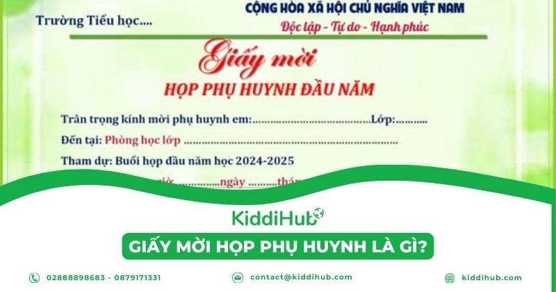 Giấy mời họp phụ huynh là gì?