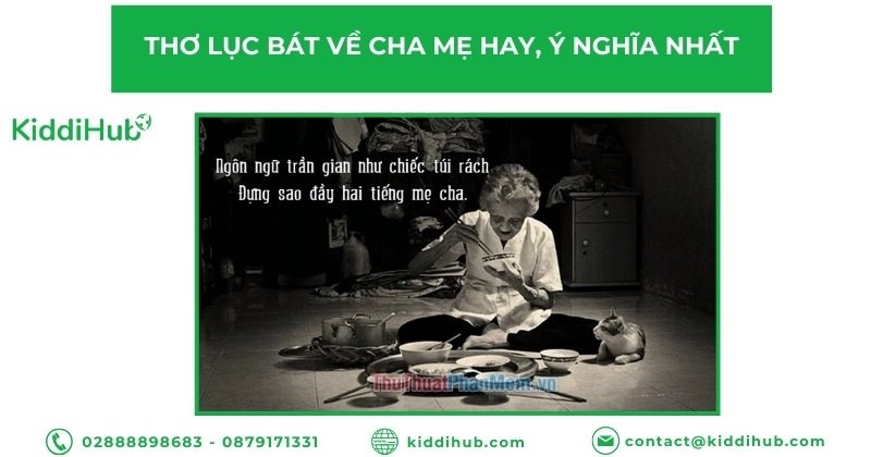 Thơ lục bát về cha mẹ hay, ý nghĩa nhất