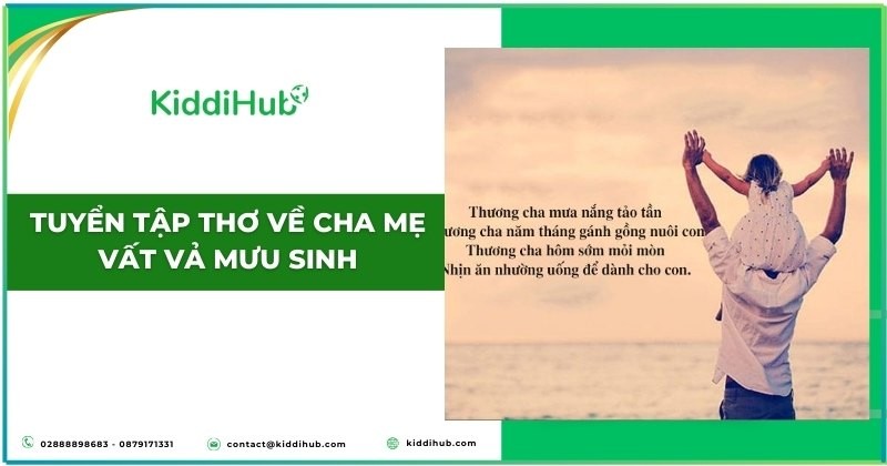 Tuyển tập thơ về cha mẹ vất vả mưu sinh