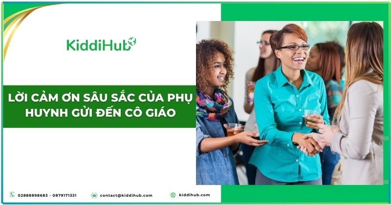 Lời cảm ơn sâu sắc của phụ huynh gửi đến cô giáo