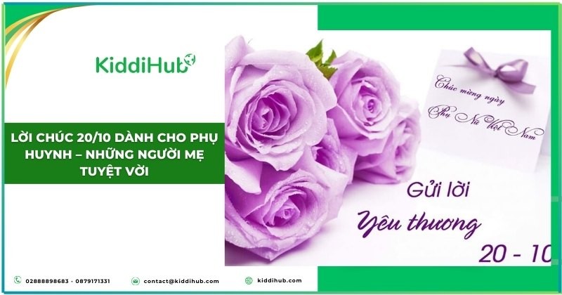 Lời chúc 20/10 dành cho phụ huynh – Những người mẹ tuyệt vời