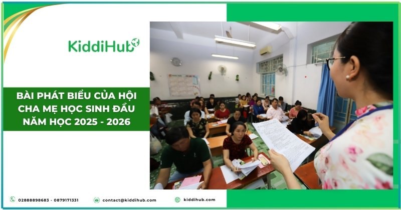 Bài phát biểu của hội cha mẹ học sinh đầu năm học 2025 - 2026