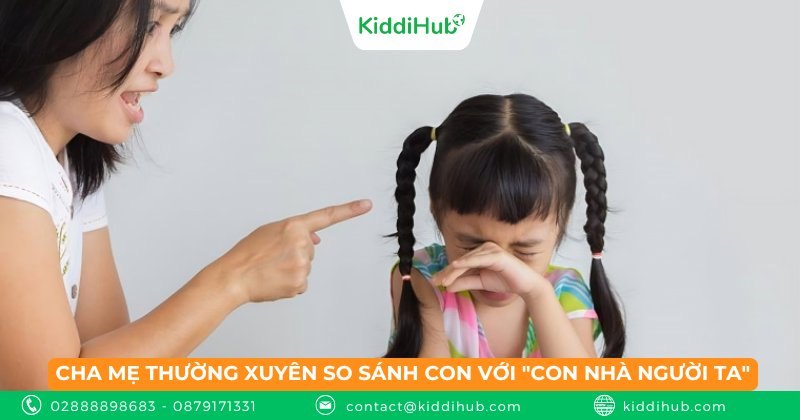 Cha mẹ thường xuyên so sánh con với "con nhà người ta"