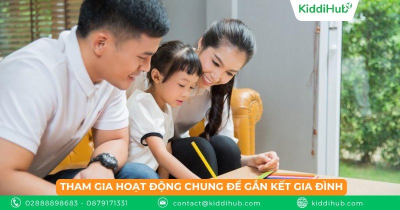 Tham gia hoạt động chung để gắn kết gia đình